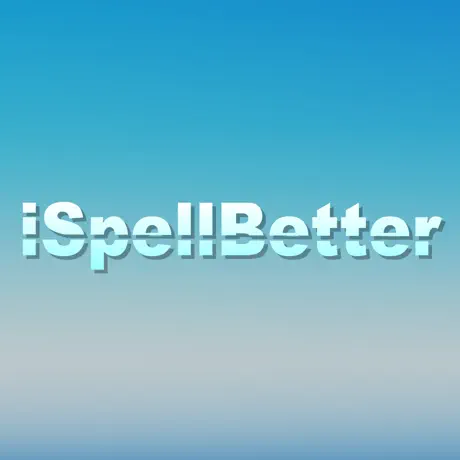 iSpellBetter is a fun game with increasingly challenging levels and adjustable difficulty modes to help with spelling.